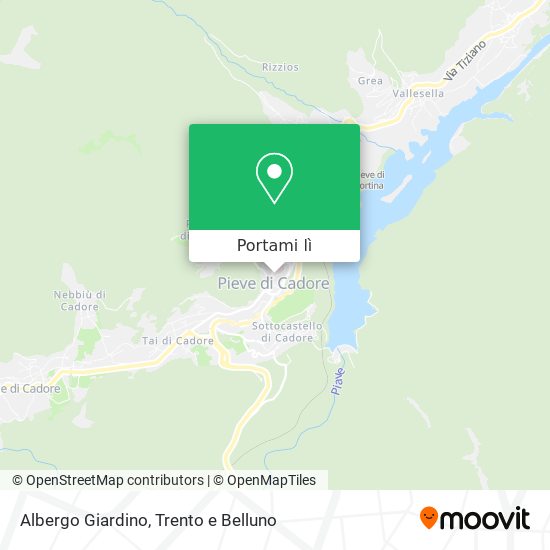 Mappa Albergo Giardino