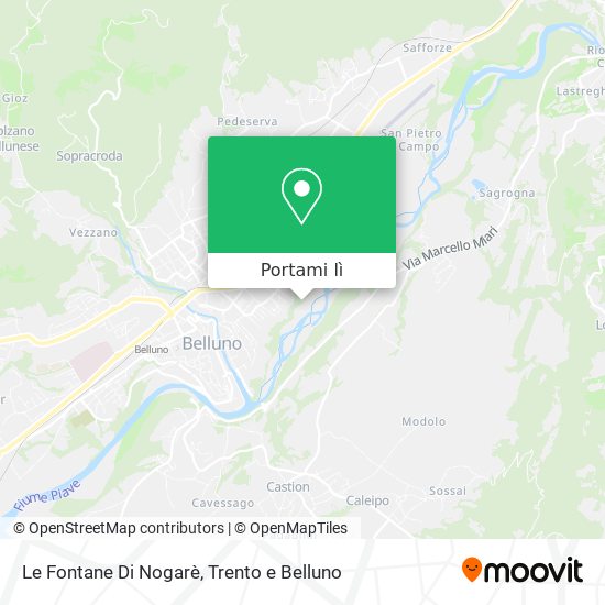 Mappa Le Fontane Di Nogarè