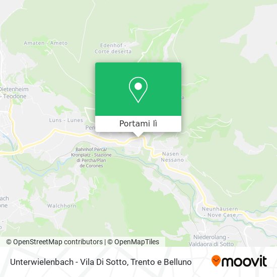Mappa Unterwielenbach - Vila Di Sotto
