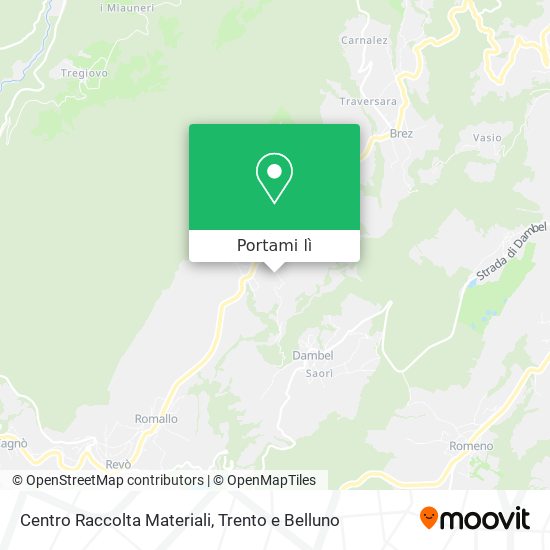 Mappa Centro Raccolta Materiali