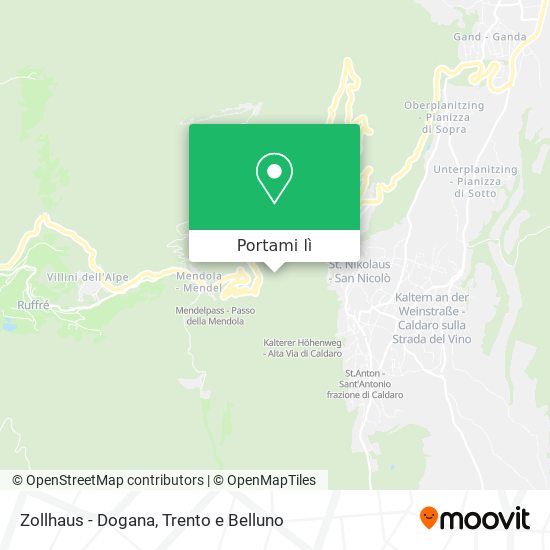 Mappa Zollhaus - Dogana