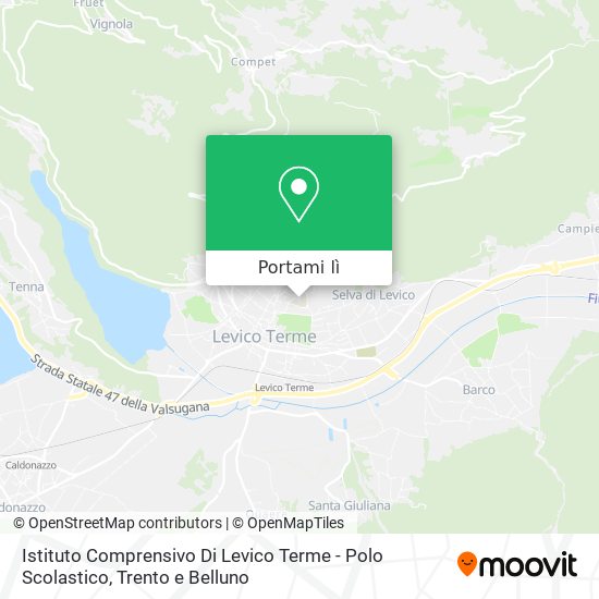 Mappa Istituto Comprensivo Di Levico Terme - Polo Scolastico