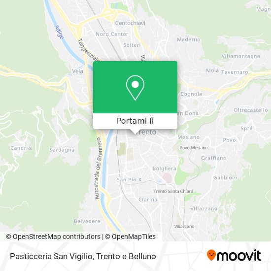 Mappa Pasticceria San Vigilio
