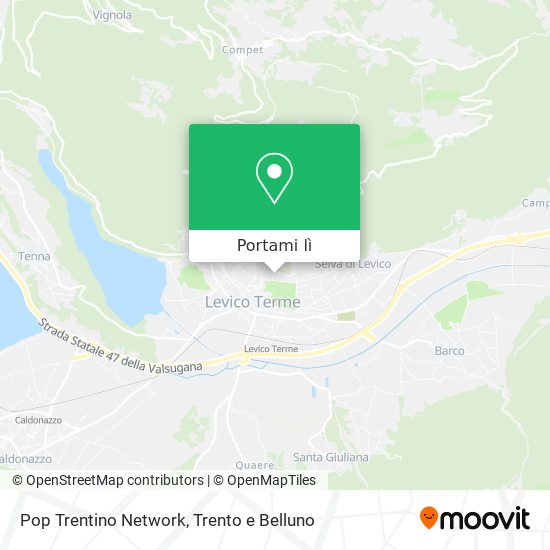 Mappa Pop Trentino Network