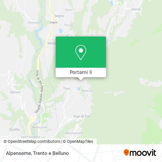 Mappa Alpenseme