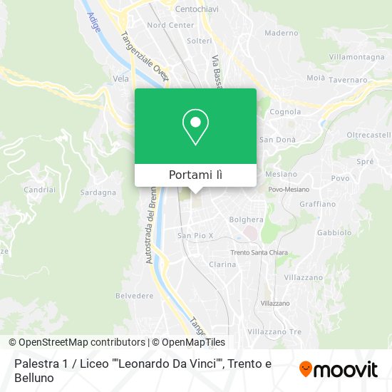 Mappa Palestra 1 / Liceo ""Leonardo Da Vinci""
