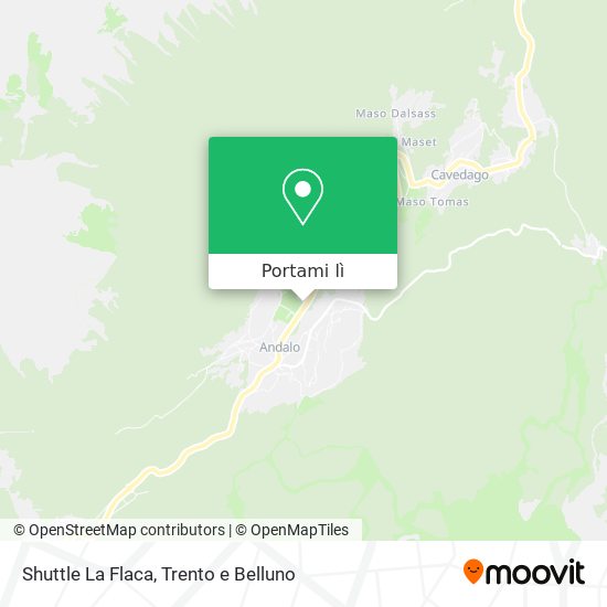 Mappa Shuttle La Flaca