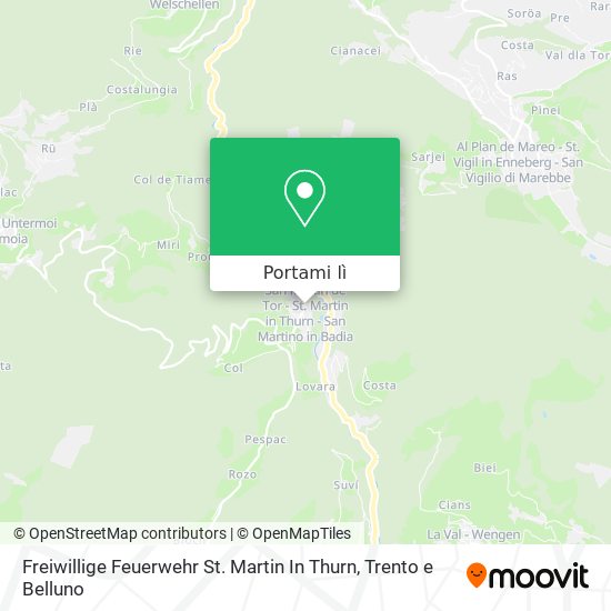 Mappa Freiwillige Feuerwehr St. Martin In Thurn