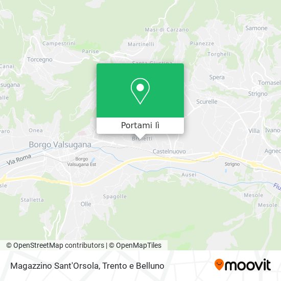 Mappa Magazzino Sant'Orsola
