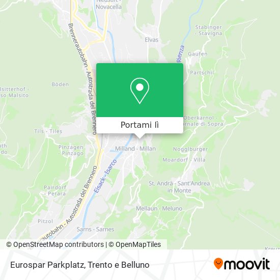 Mappa Eurospar Parkplatz