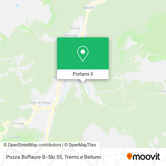 Mappa Pozza Buffaure B--Ski 55