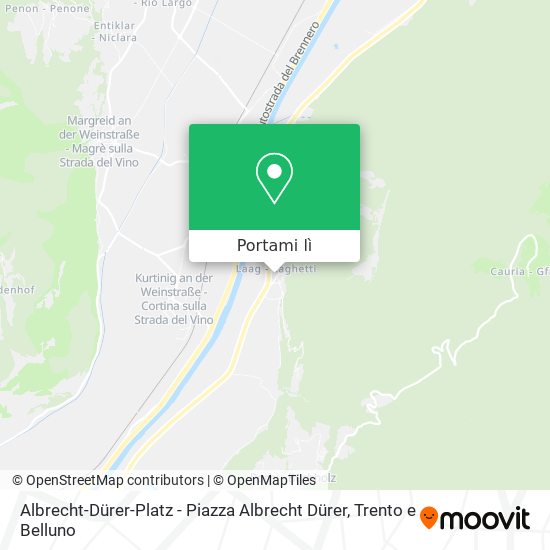 Mappa Albrecht-Dürer-Platz - Piazza Albrecht Dürer