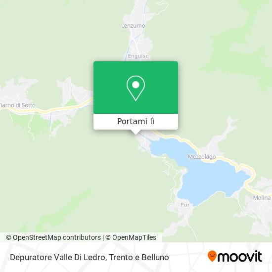 Mappa Depuratore Valle Di Ledro