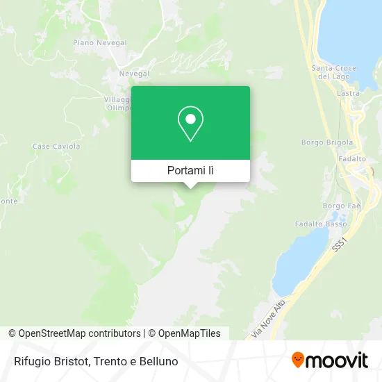 Mappa Rifugio Bristot