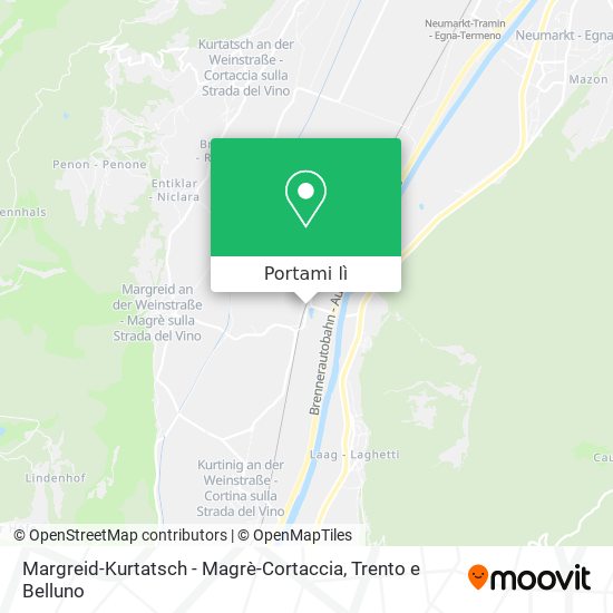 Mappa Margreid-Kurtatsch - Magrè-Cortaccia