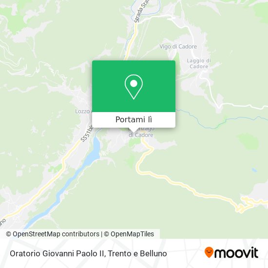 Mappa Oratorio Giovanni Paolo II