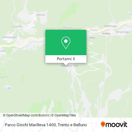 Mappa Parco Giochi Marilleva 1400