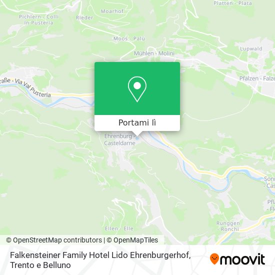 Mappa Falkensteiner Family Hotel Lido Ehrenburgerhof