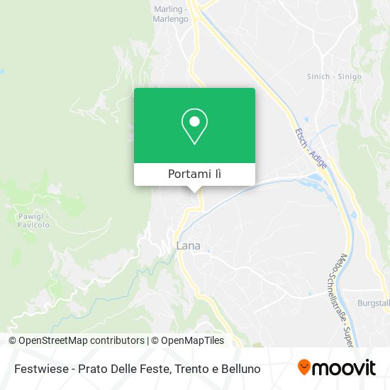 Mappa Festwiese - Prato Delle Feste