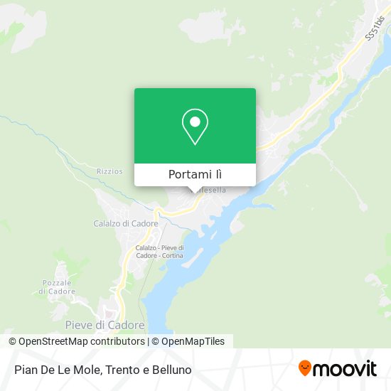 Mappa Pian De Le Mole