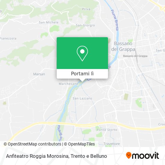 Mappa Anfiteatro Roggia Morosina