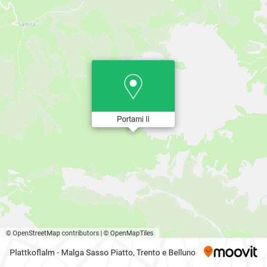 Mappa Plattkoflalm - Malga Sasso Piatto