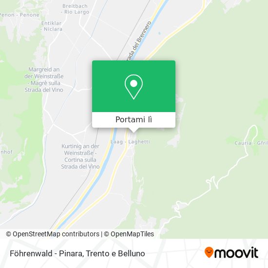 Mappa Föhrenwald - Pinara