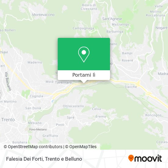 Mappa Falesia Dei Forti
