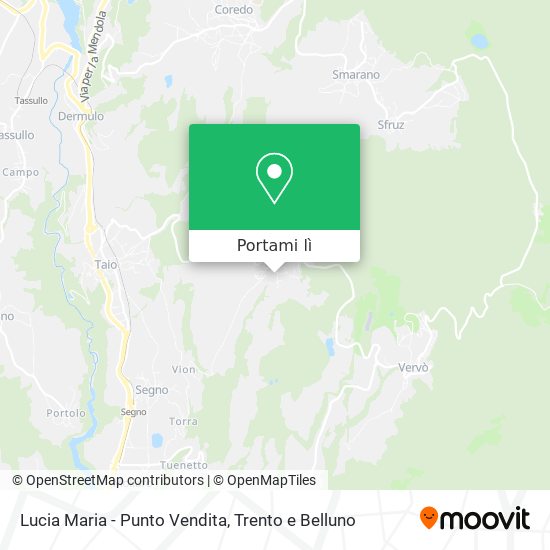 Mappa Lucia Maria - Punto Vendita