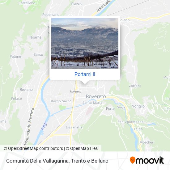 Mappa Comunità Della Vallagarina