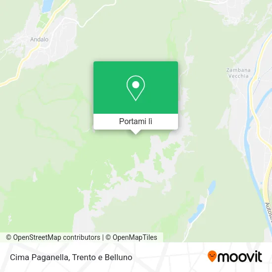 Mappa Cima Paganella