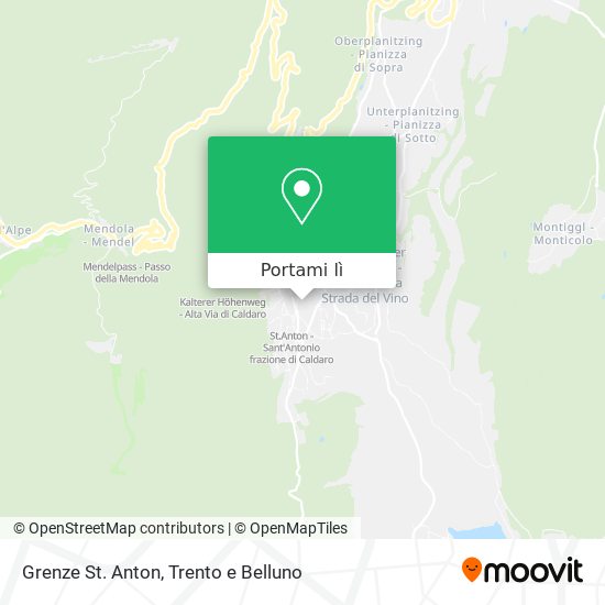 Mappa Grenze St. Anton