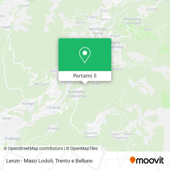 Mappa Lenzn - Maso Lodoli