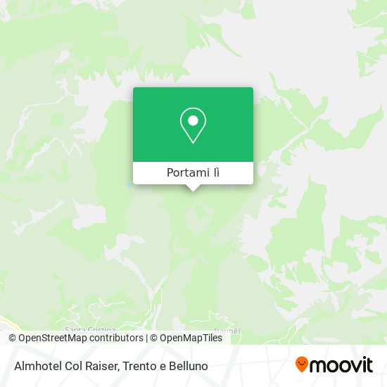 Mappa Almhotel Col Raiser