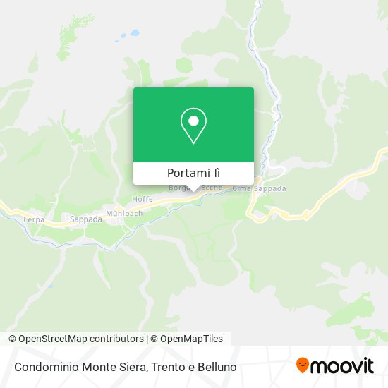 Mappa Condominio Monte Siera