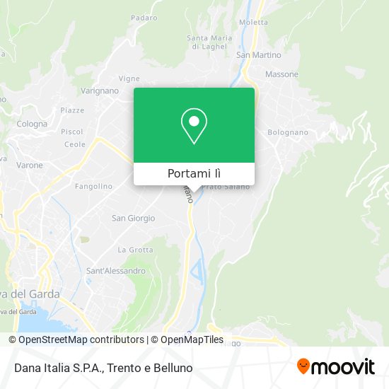 Mappa Dana Italia S.P.A.