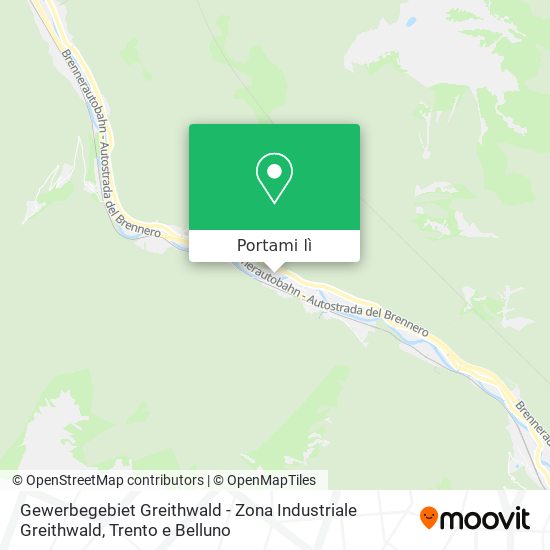 Mappa Gewerbegebiet Greithwald - Zona Industriale Greithwald