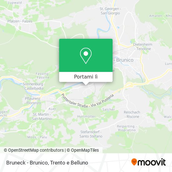 Mappa Bruneck - Brunico