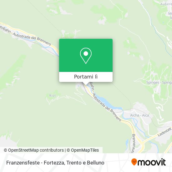 Mappa Franzensfeste - Fortezza