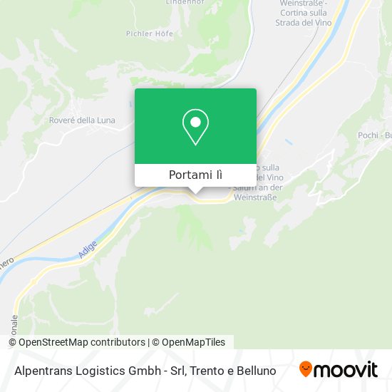 Mappa Alpentrans Logistics Gmbh - Srl