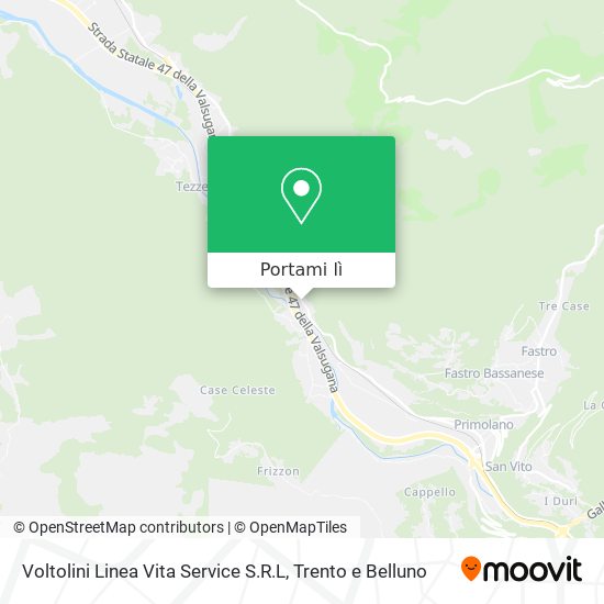 Mappa Voltolini Linea Vita Service S.R.L