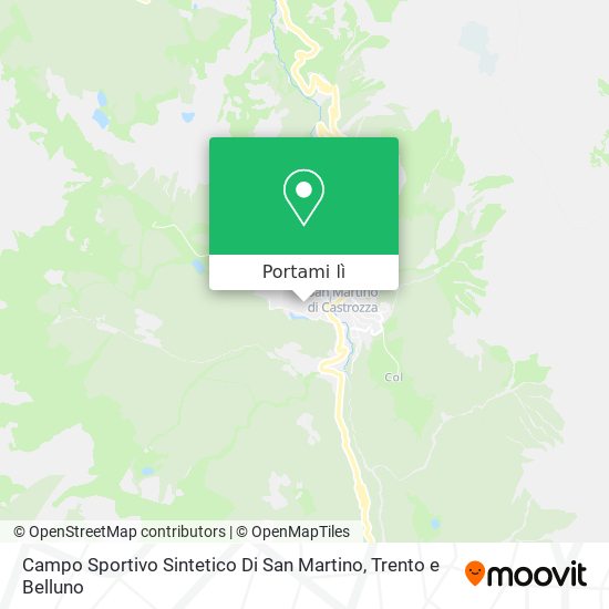 Mappa Campo Sportivo Sintetico Di San Martino
