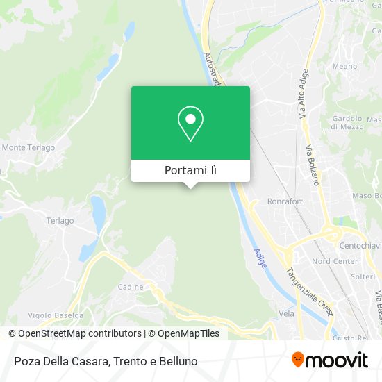 Mappa Poza Della Casara