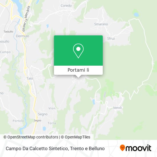 Mappa Campo Da Calcetto Sintetico
