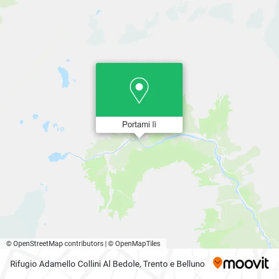 Mappa Rifugio Adamello Collini Al Bedole