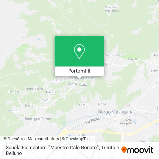 Mappa Scuola Elementare ""Maestro Italo Bonato""
