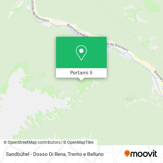 Mappa Sandbühel - Dosso Di Rena