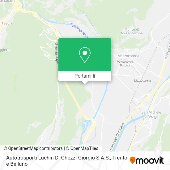 Mappa Autotrasporti Luchin Di Ghezzi Giorgio S.A.S.