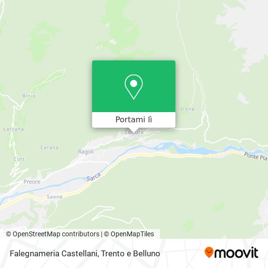 Mappa Falegnameria Castellani