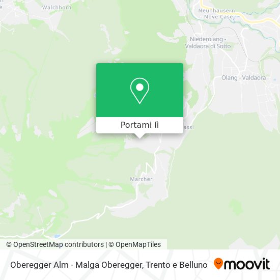 Mappa Oberegger Alm - Malga Oberegger